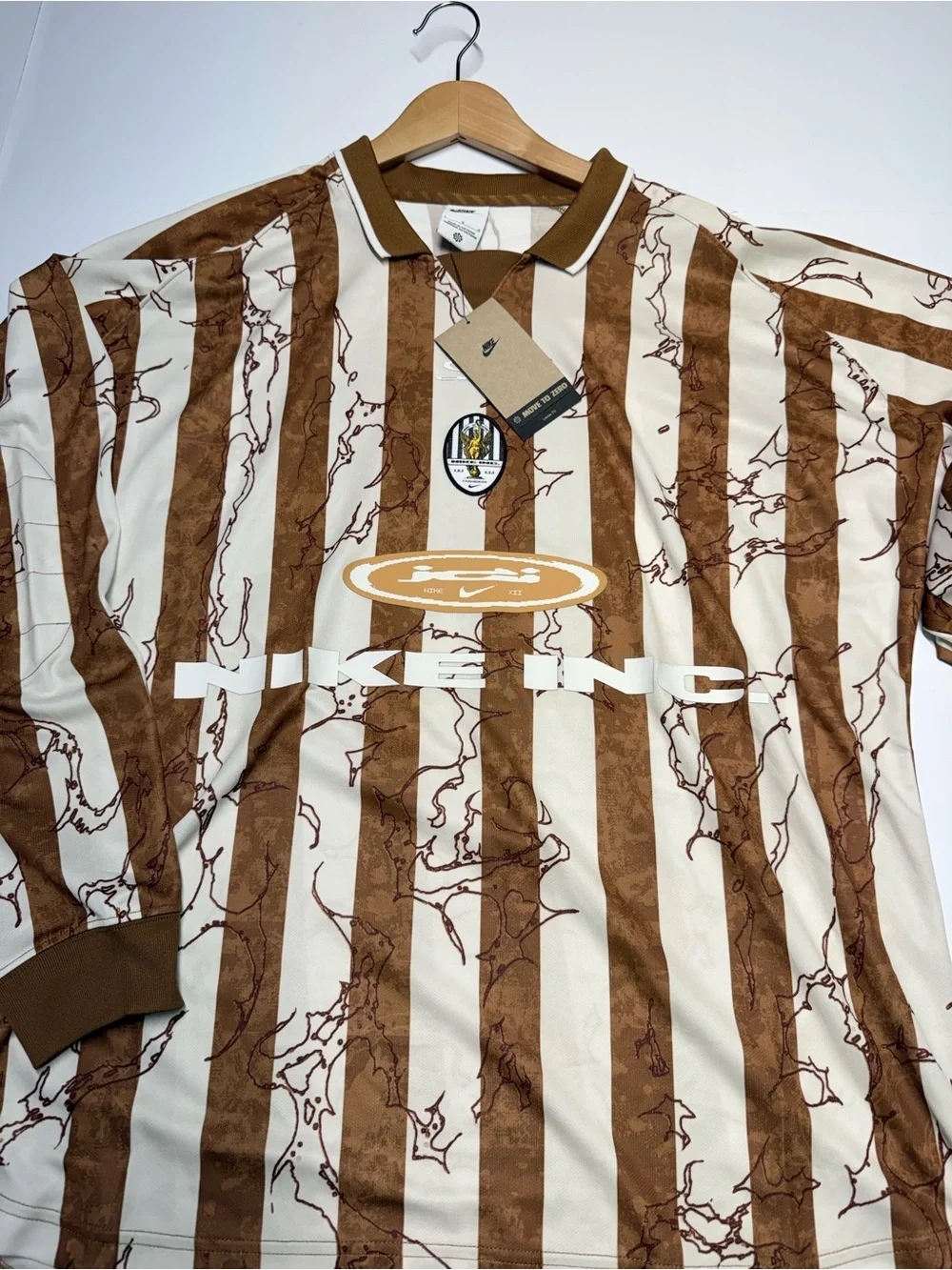 Nike Air Long Sleeve Soccer Jersey IB9007-281 Men's Size L Brown  Retail $90 NWT